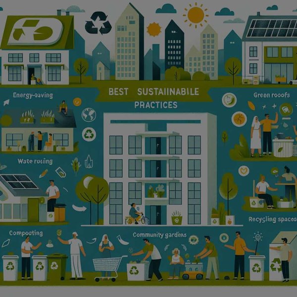 What are the Best Sustainable Practices for Managing High-Density Residential Buildings?